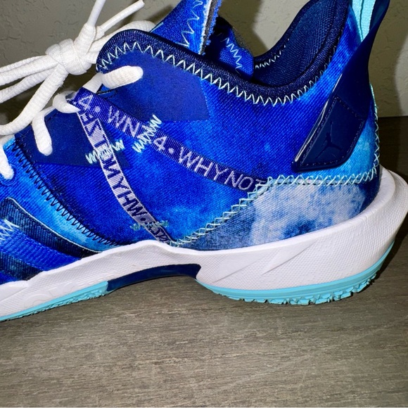 Jordan Why Not Zero.4, Men’s, Blue/White, Size 10.5 - Picture 7 of 14